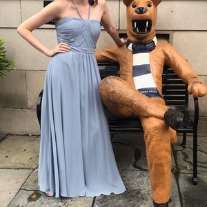 Azazie Felicity dress in dusty blue